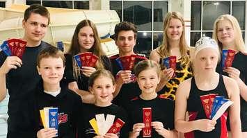 The Sarnia Rapids swim team. (Photo by SRST)