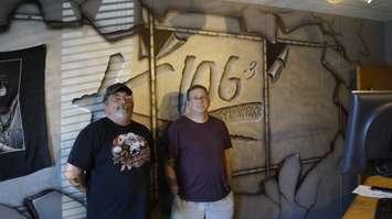 Tatts at the Bridge organizers Shawn Askin and Jeff Robinson. July 9, 2018. (Photo by Colin Gowdy, BlackburnNews)