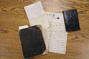 Diaries and letters from Lambton County Archives’ collection. Submitted photo.