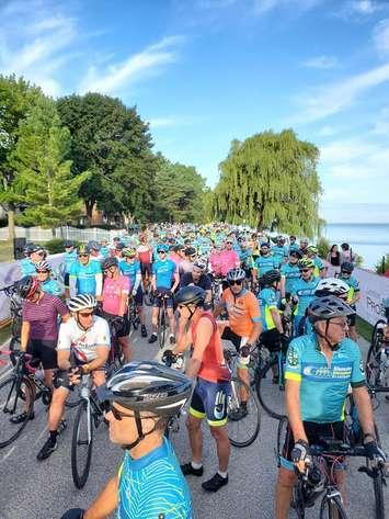 Cyclists taking part in the sixth annual Bluewater International Granfondo. 31 July 2022. (Kerry's Klips Photography)