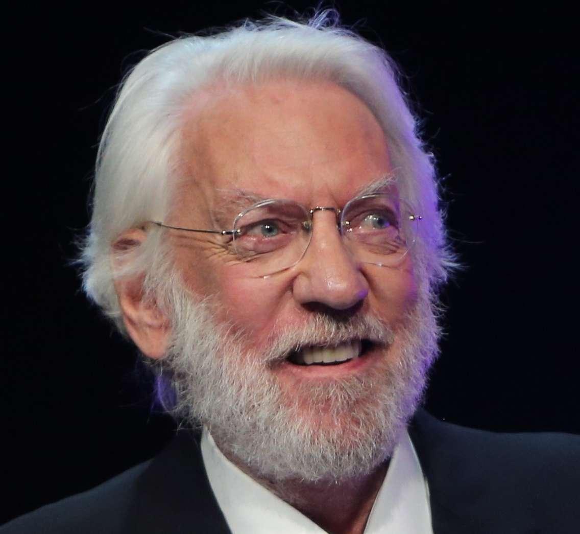 Donald Sutherland in 2013. Photo courtesy Festival TV Monte Carlo via Wikipedia.