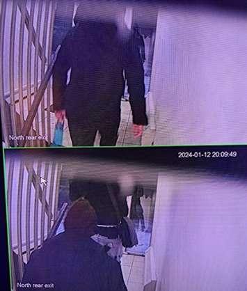Surveillance photos of the suspects during Sarnia stabbing incident January 12, 2024 (supplied by: Sarnia Police Service)