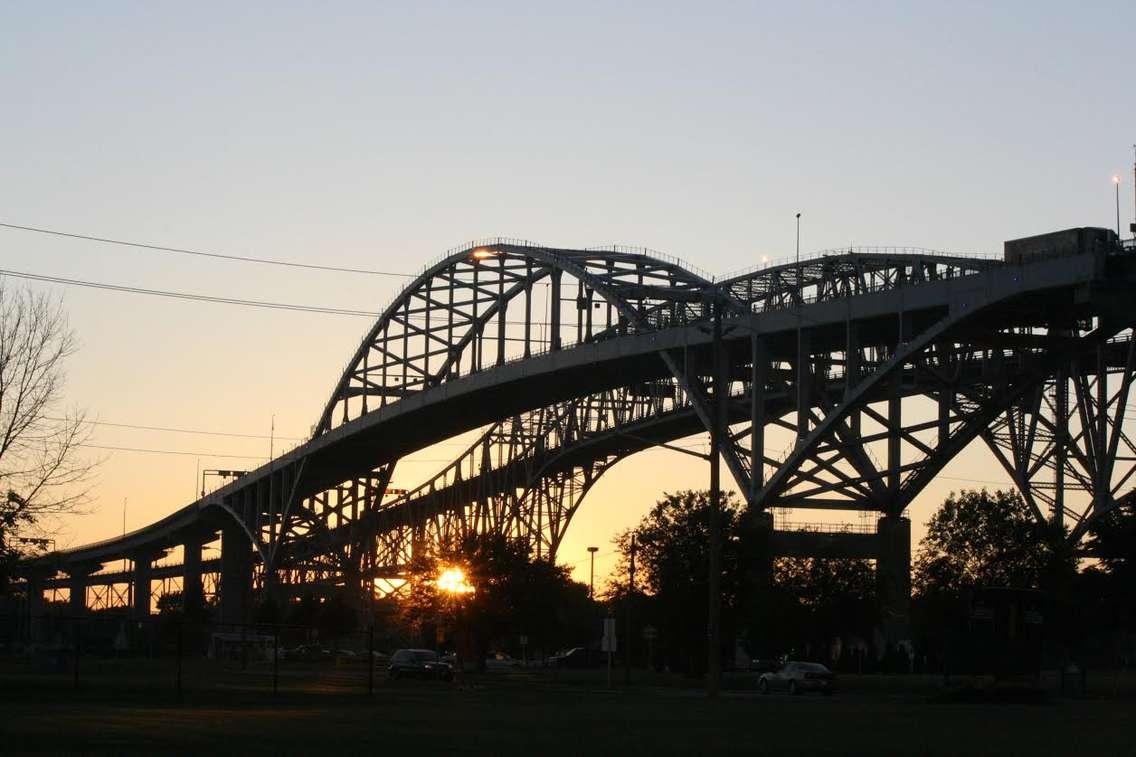 Blue Water Bridge (BlackburnNews.com photo by Dave Dentinger)