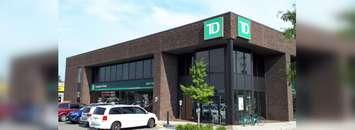 TD Canada Trust Branch at 1210 London Road in Sarnia. July 29, 2019. (BlackburnNews file photo)