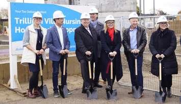 Groundbreaking ceremony of the new Trillium Villa Nursing Home redevelopment (Photo by: Lindsay Newman/ Blackburn Media)