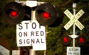 Railway crossing file photo courtesy of © Can Stock Photo / Jerryb9