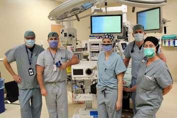 Staff from Bluewater Health's rectal cancer screening program (Photo courtesy of Bluewater Health)