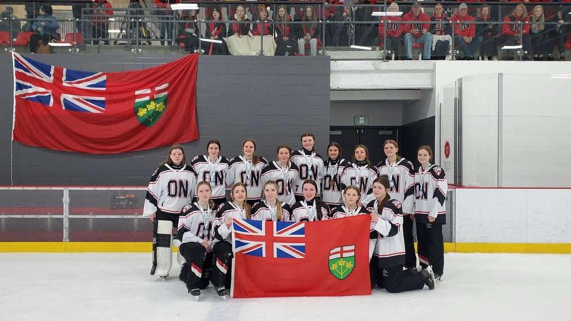 The Forest XTreme Ringette U16 team captures bronze at the Eastern Canadian Championships (Forest Xtreme Facebook Photo)