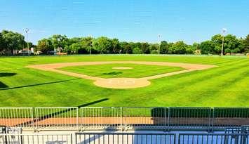 Errol Russell Park. Photo courtesy of the Sarnia Brigade Baseball Club via Twitter.