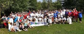 2019 Sarnia Kidney Walk. (Photo courtesy of The Kidney Foundation of Canada Sarnia-Lambton chapter)