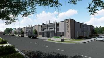 An artist rendering of the new St. Clair Medical Centre planned in Corunna. Image courtesy of Dr. Mike Rondinelli.