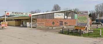Trails End Flea and Farmers Market on Dundas Street in Thames Centre. Photo from Google Maps Street View.