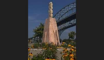 Revitalization of the landscape surrounding the Souls Memorial. August 2025. (Photo courtesy of The Federal Bridge Corporation)