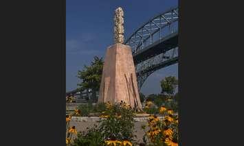 Revitalization of the landscape surrounding the Souls Memorial. August 2025. (Photo courtesy of The Federal Bridge Corporation)