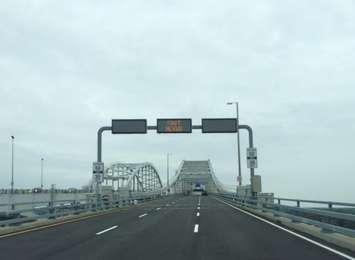 Blue Water Bridge Sarnia News Today photo by Sue Storr. 