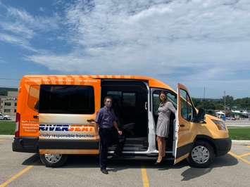 Grey Transit Route, Driver Seat bus. Photo courtesy of Grey County