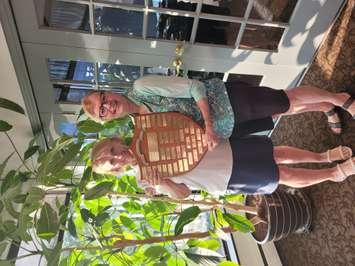 Susan Postian and Jane McKinnon were the Overall Low Gross Champions. July 6, 2022. (Photo courtesy of Sarnia Golf & Curling Club)