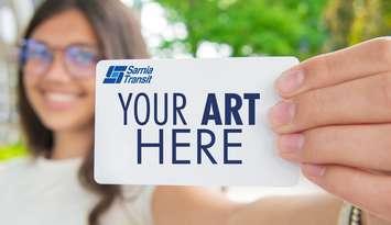 Bus pass. Photo courtesy of the City of Sarnia's Facebook page. 