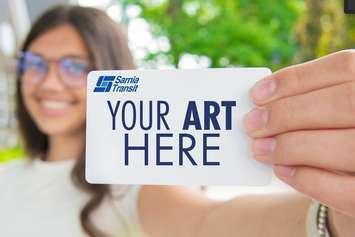 Bus pass. Photo courtesy of the City of Sarnia's Facebook page. 