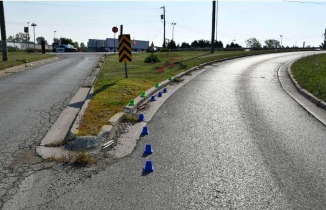 SIU investigation of motorcycle crash at Campbell and Indian in Sarnia Sept. 2019 (photo from SIU)