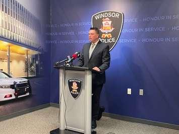 Windsor Police Staff Sergeant Ted Novak, October 29, 2024. (Photo by Maureen Revait) 