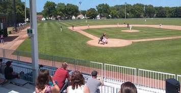 Errol Russell Park in Sarnia. July 2019. (Photo by Sarnia Brave Baseball Club)