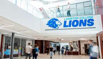 Students at Lambton College in Sarnia. December 2019. (Photo by Lambton College)