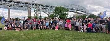  Law Enforcement Torch Run held in 2024. (Photo courtesy of Lambton OPP)