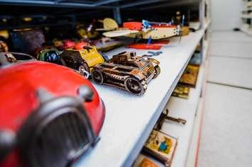 Toys on a shelf in Lambton Heritage Museum's Collections Centre (Supplied by: Lambton County)