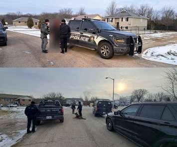 Sarnia police at an emergency response incident (Photo by: Sarnia police)