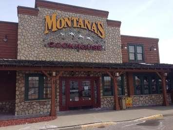 Montana's Cookhouse and Bar closes abruptly in March 2014. BlackburnNews.com (Photo by Melanie Irwin)
