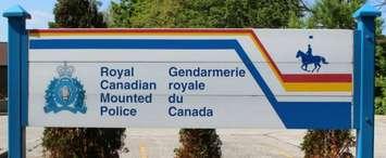 RCMP sign. (BlackburnNews.com file photo)