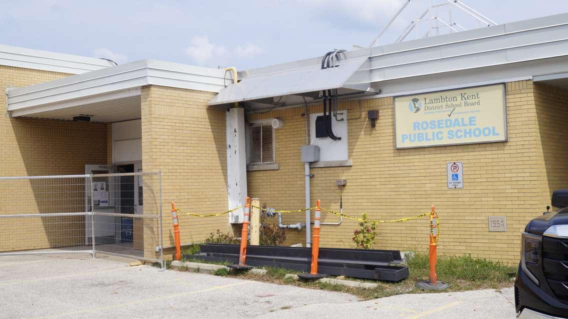 Rosedale Public School under construction, August 15, 2024 (Photo by: Lindsay Newman/ Blackburn Media)