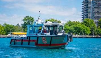 Marine 1 Fire Rescue Boat. Photo courtesy of Sarnia Fire Rescue via Facebook. 