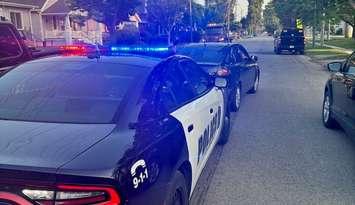 The scene of an impaired driver call (Photo by: Sarnia police)