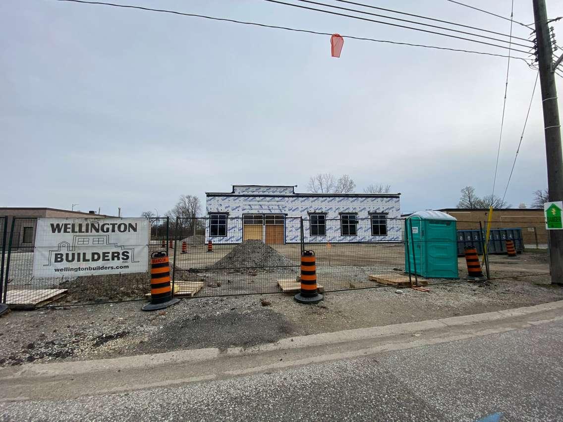 The site of Sarnia Produce's future retail location. April, 2021 Photo by Melanie Irwin