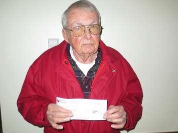 Lottery Winner And Forest Native Robert Huctwith - Jan 6, 2016 (Submitted Photo)