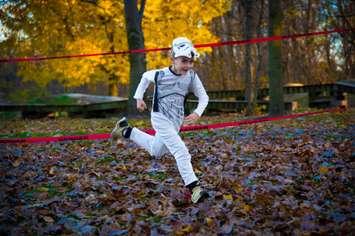 A young boy at the inaugural Cana-Scare-A-Park. October 2022. (Photo by The City of Sarnia)