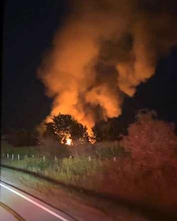Photo courtesy of Sarnia Fire and Rescue via Facebook. 