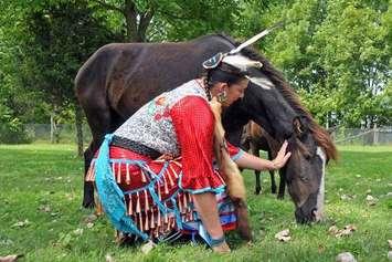 Ojibwe Spirit Horse. (Photo courtesy of Tourism Sarnia-Lambton)