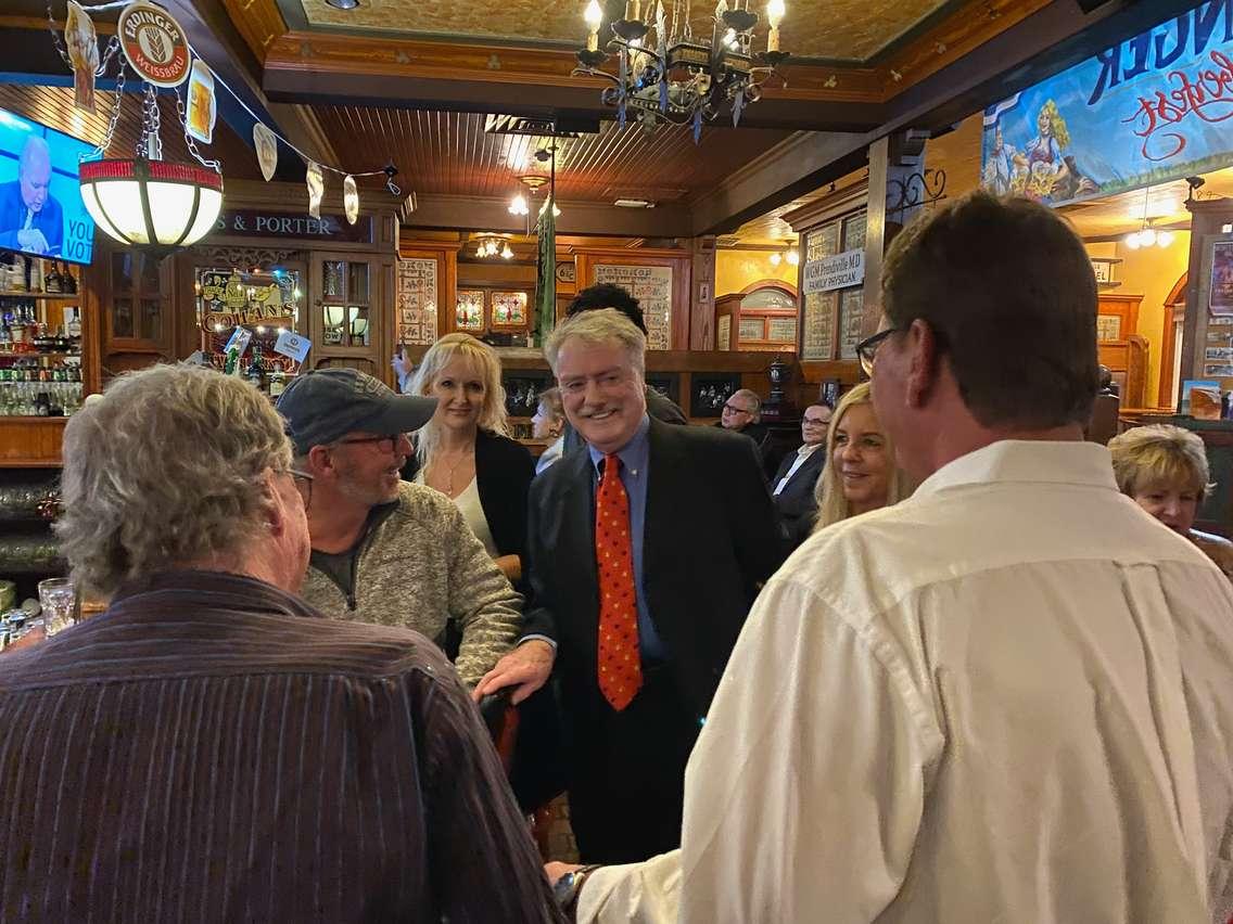 Mike Bradley on election night Monday, October 24, 2022. Blackburn Media Photo by Melanie Irwin. 