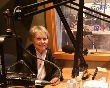Dr. Roberta Bondar appears on CHOK's The Talk Show with Sue Storr. May, 25, 2017 (Photo by Stephanie Chaves)
