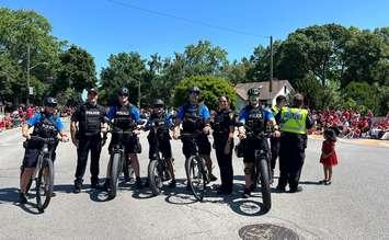 Patrols at Canada Day celebrations in Sarnia. July 1, 2024 Photo courtesy of Sarnia Police Service Facebook.
