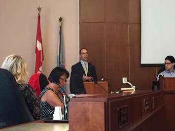 SLEP General Manager George Mallay at Sarnia City Council Monday June 12, 2017. BlackburnNews.com photo by Melanie Irwin.