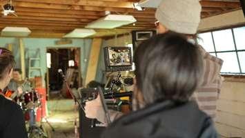 Local Music Video, Set and Crew, October 3, 2015. (Photo By Lauren Hedges)