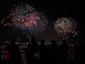 56th Annual Ford Fireworks along the Detroit River. (Photo by Maureen Revait)