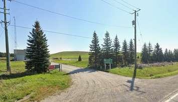 Petrolia Landfill on Oil Heritage Road. Image captured from Google Maps.