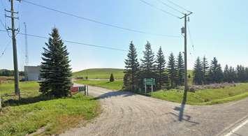 Petrolia Landfill on Oil Heritage Road. Image captured from Google Maps.
