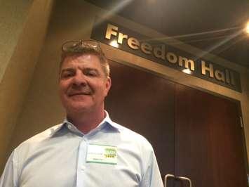Chatham-Kent Farm Show Producer Stuart Galloway at the John D. Bradley Convention Centre on January 29, 2015. (Photo by Ricardo Veneza)