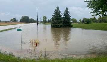 Flooding in Brigden - July 16/24 (Submitted photo)